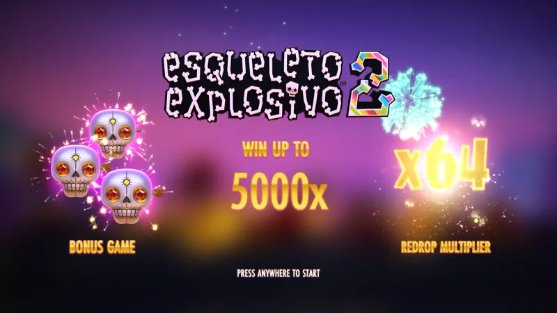 Esqueleto Explosivo 2 online pokie by Thunderkick — in-game view